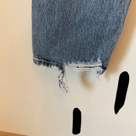 AGOLDE Riley Los Angeles Denim Jeans Womens Size 29 Distressed Light Wash